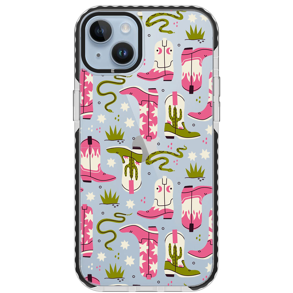 Pink Cowboy Boots Phone Case