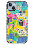 Rainbow Patches Impact iPhone Case