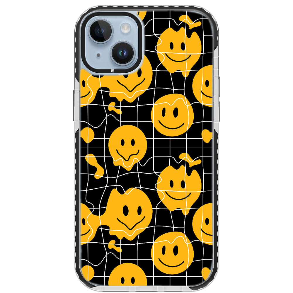 Grid Smiley  Impact iPhone Case