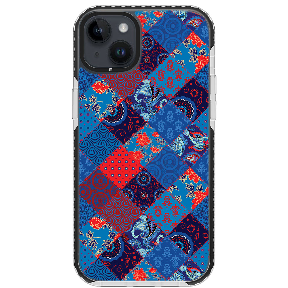 Paisley Patch Impact iPhone Case