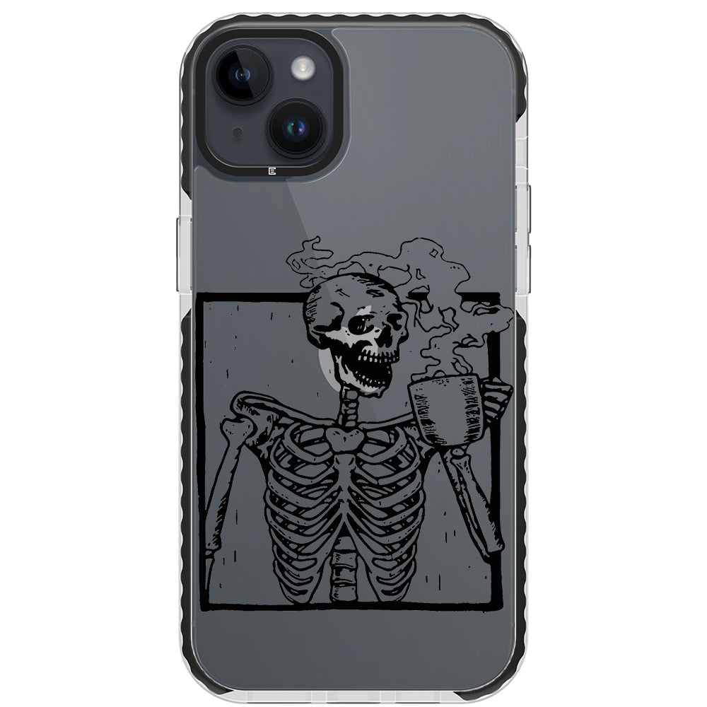 Coffee Skeleton Impact iPhone Case