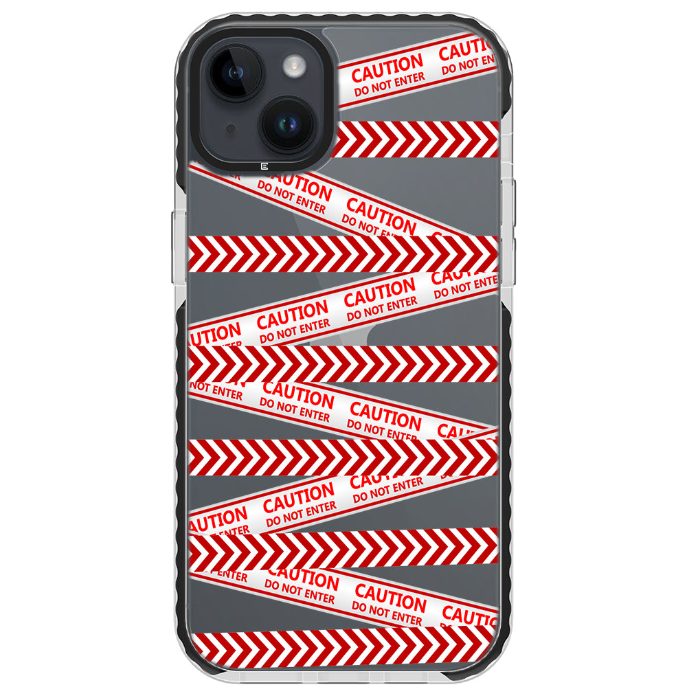 Caution Impact iPhone Case