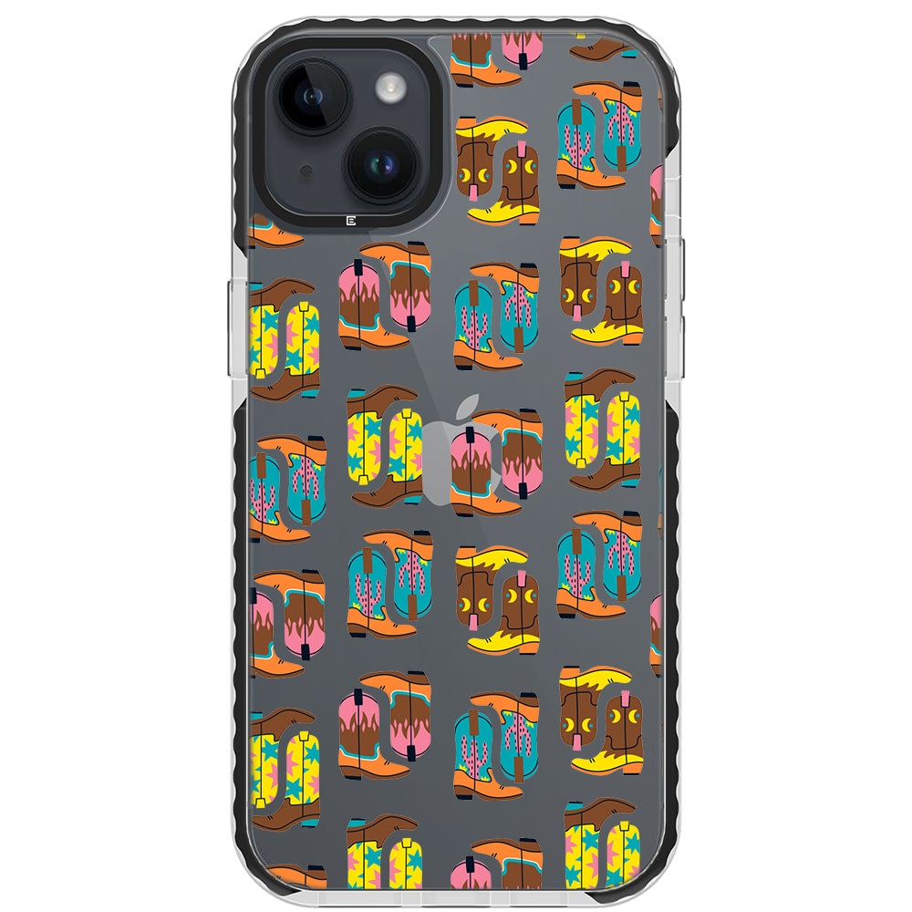 Cowboy Boots Collage iPhone Case