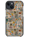 Spring Groovy Pattern Impact iPhone Case