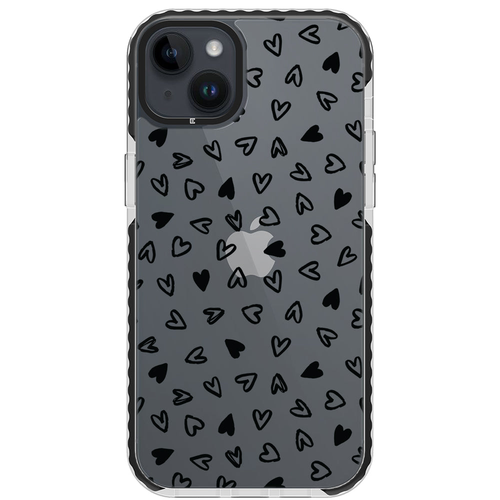 Little Hearts Impact iPhone Case