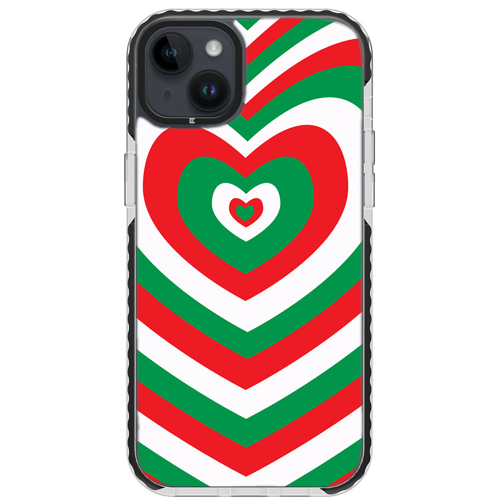 Candy Cane Impact iPhone Case