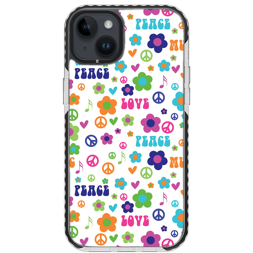 Love and Peace Impact iPhone Case