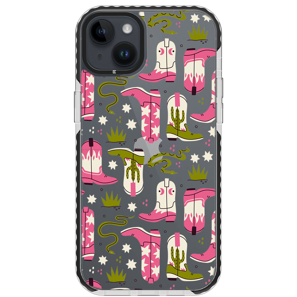 Pink Cowboy Boots Phone Case