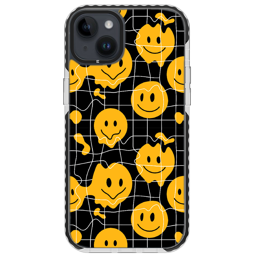 Grid Smiley  Impact iPhone Case