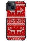 Ugly Sweater Red White Impact iPhone Case