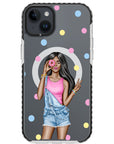 Donut Girl iPhone Case