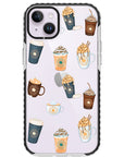 Pumpkin Spice Latte Collage iPhone Case