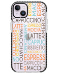 Coffee Names Impact iPhone Case