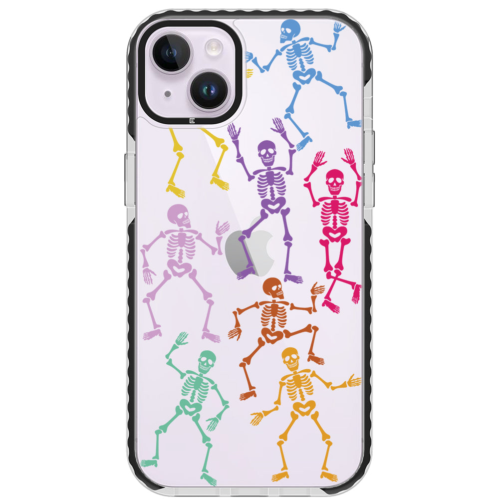 Dancing Skeleton Impact iPhone Case