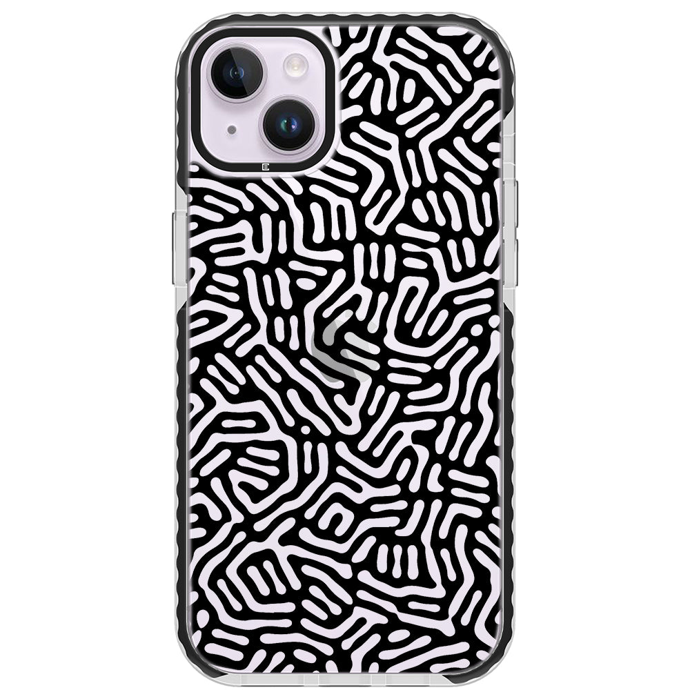 Abstract Doodle iPhone Case