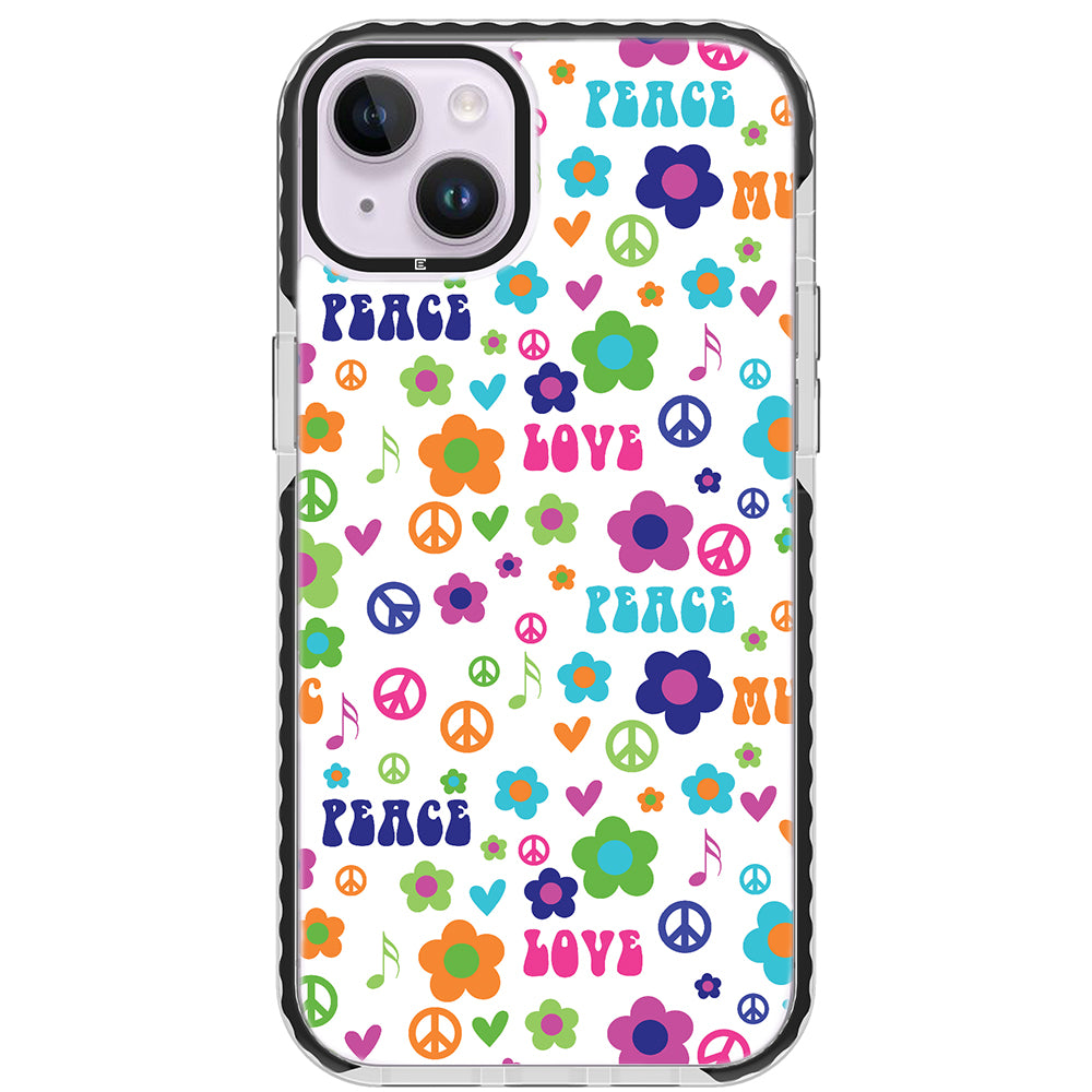 Love and Peace Impact iPhone Case