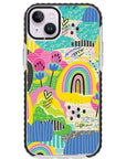 Rainbow Patches Impact iPhone Case