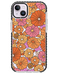 Retro Flowers Impact iPhone Case