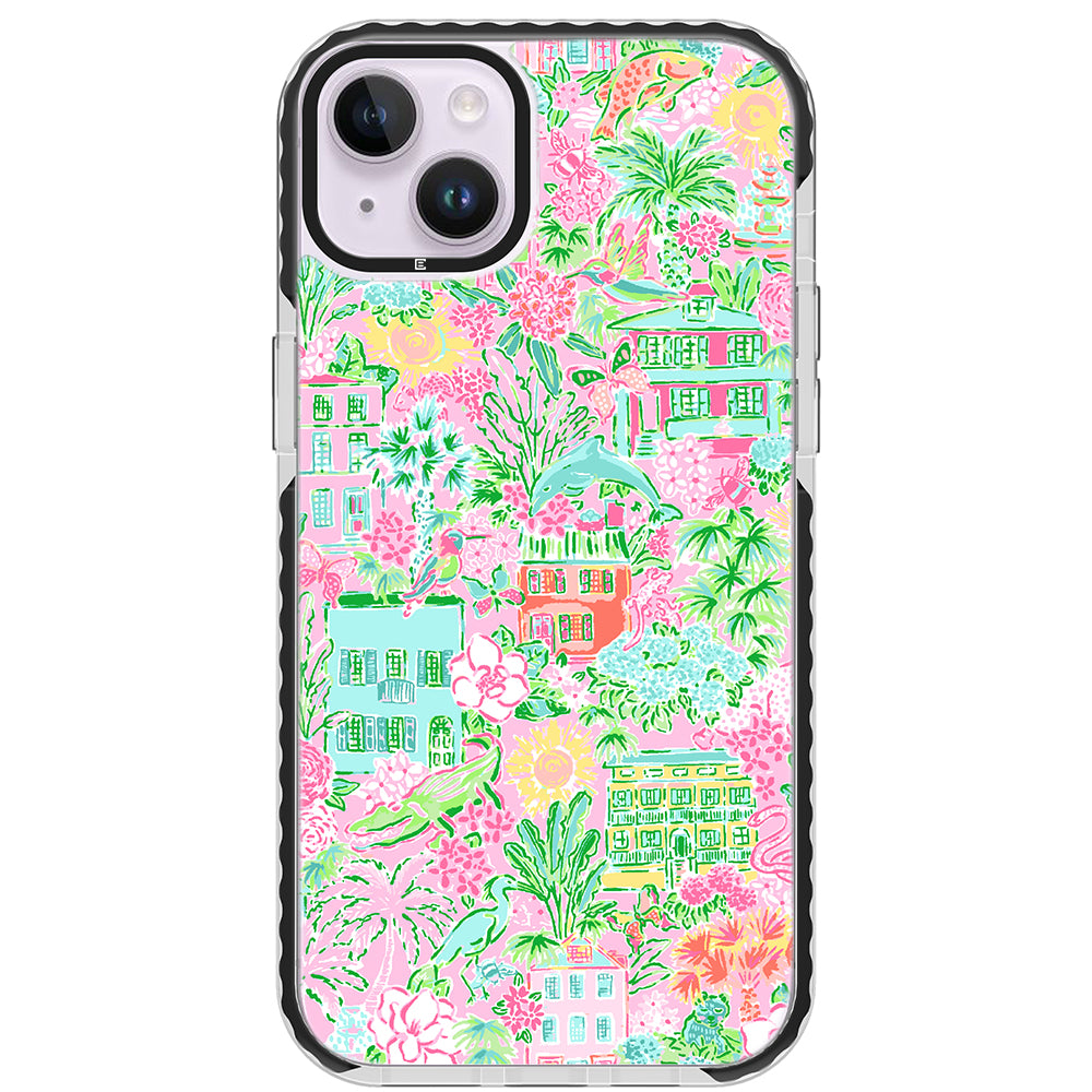 Preppy Town Impact iPhone Case