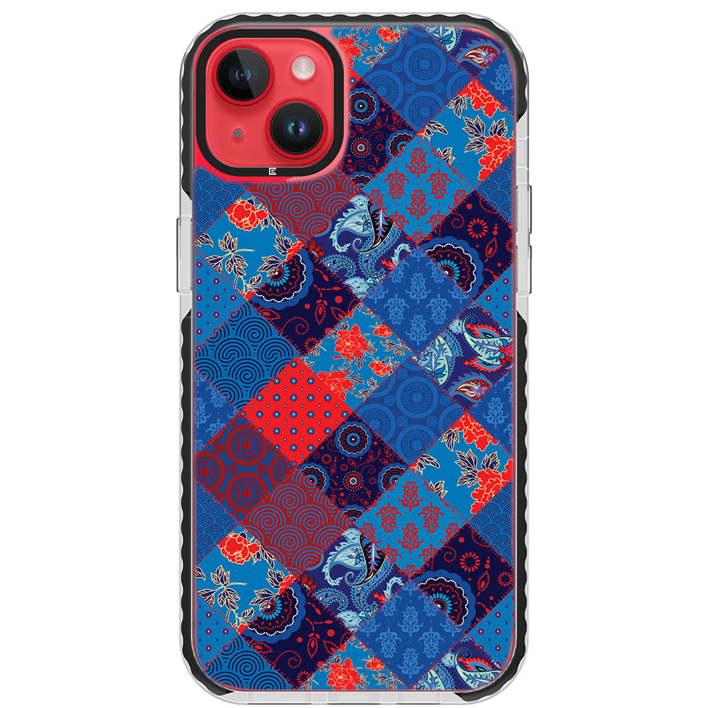 Paisley Patch Impact iPhone Case