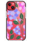 Ageratum Floral Impact iPhone Case