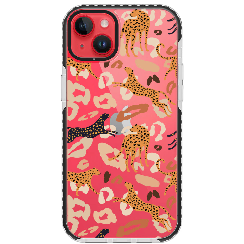 Abstract Leopard Impact iPhone Case