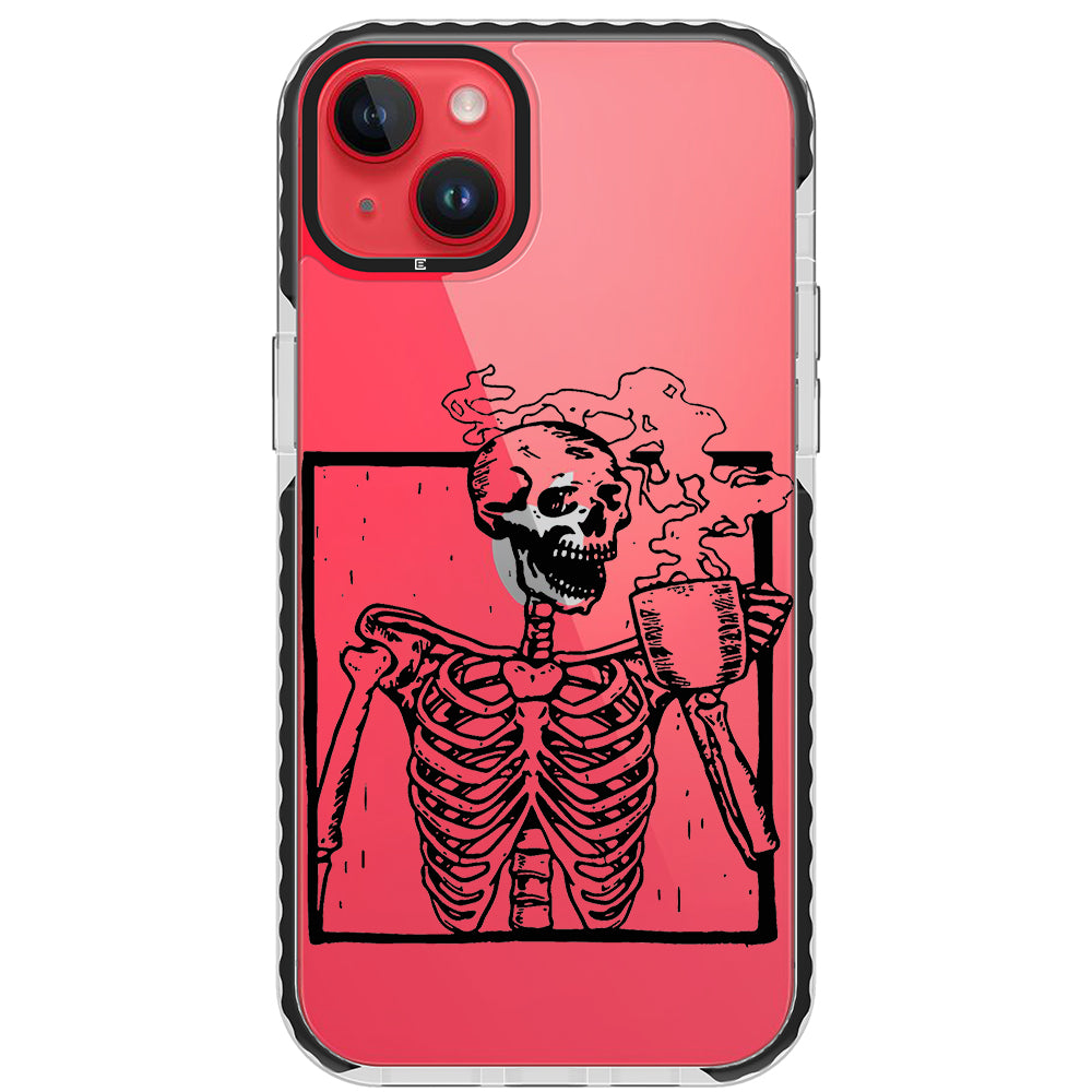 Coffee Skeleton Impact iPhone Case