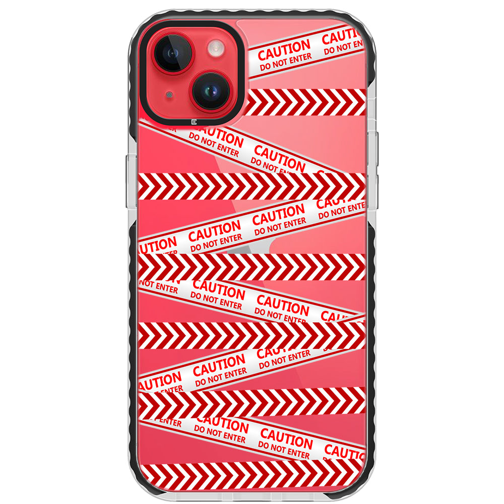 Caution Impact iPhone Case