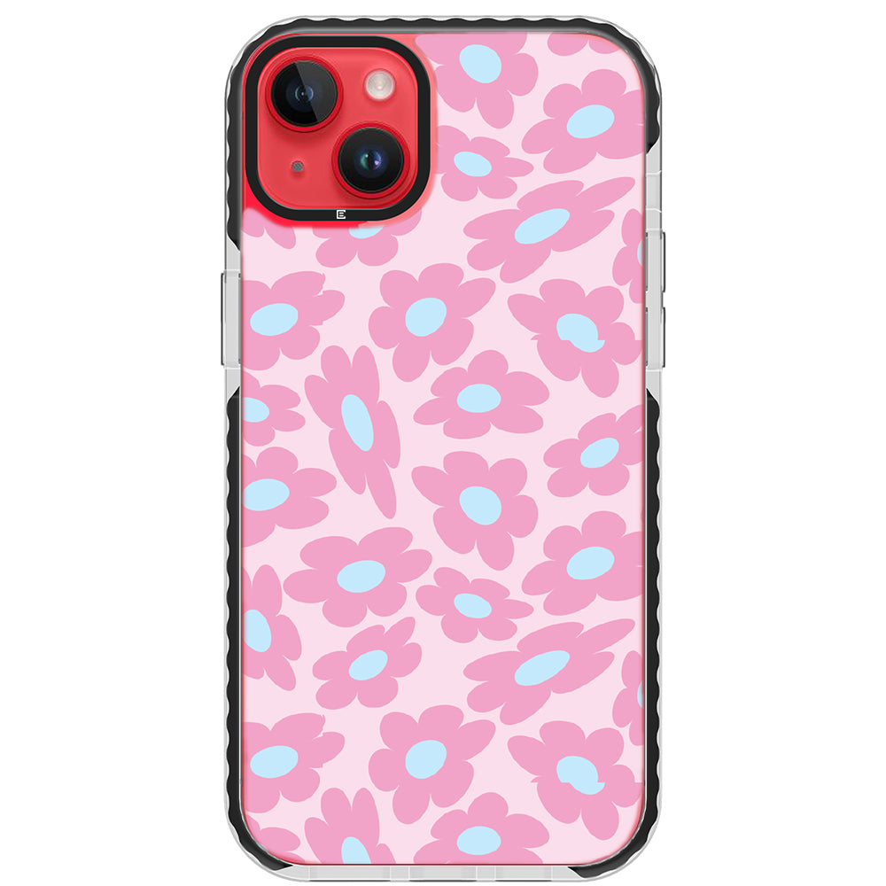 Pastel Warped Flower iPhone Case