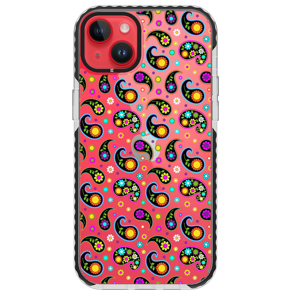 Colorful Paisley Impact iPhone Case