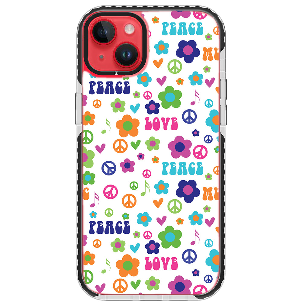 Love and Peace Impact iPhone Case