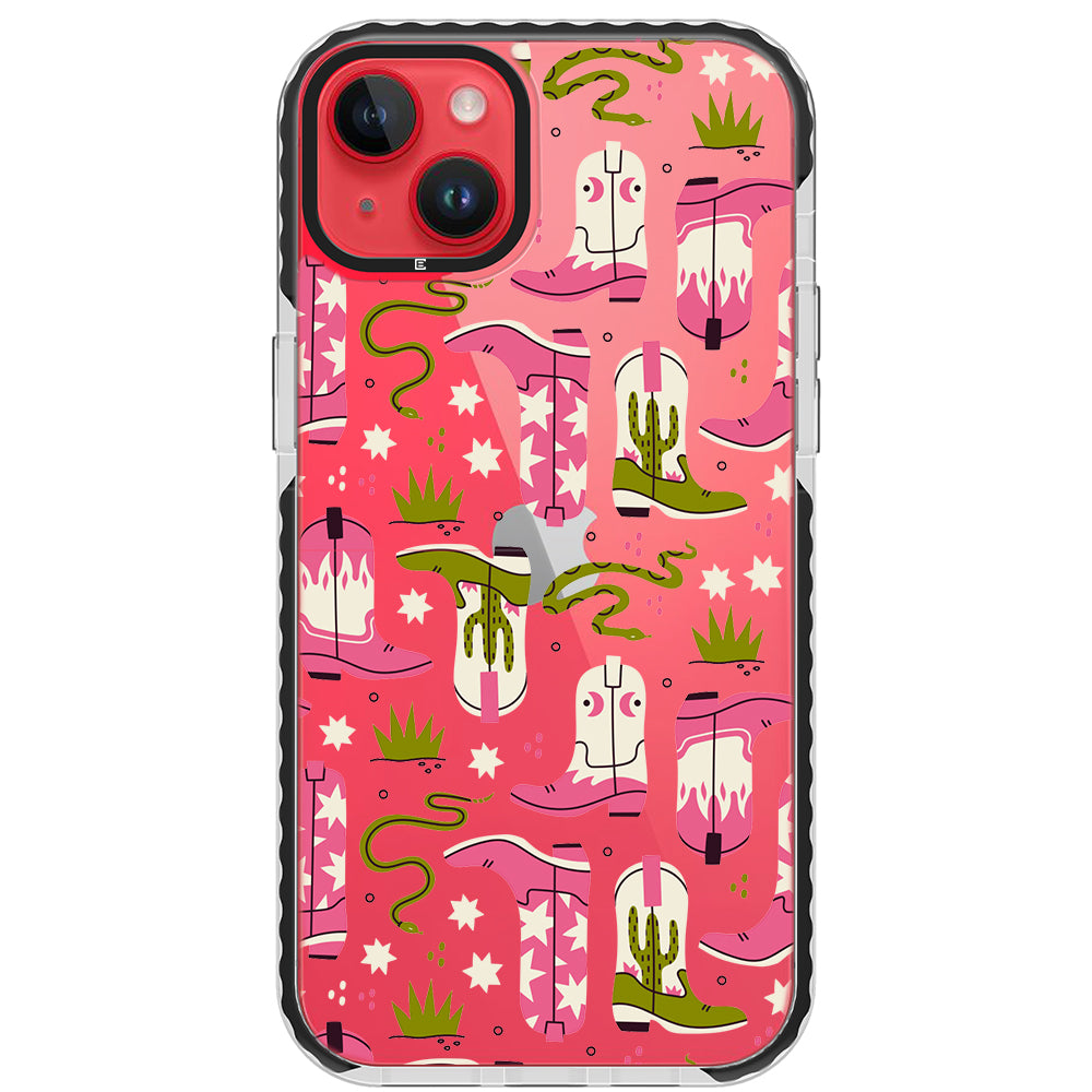 Pink Cowboy Boots Phone Case