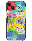 Rainbow Patches Impact iPhone Case