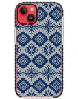 Ugly Sweater Blue White Impact iPhone Case