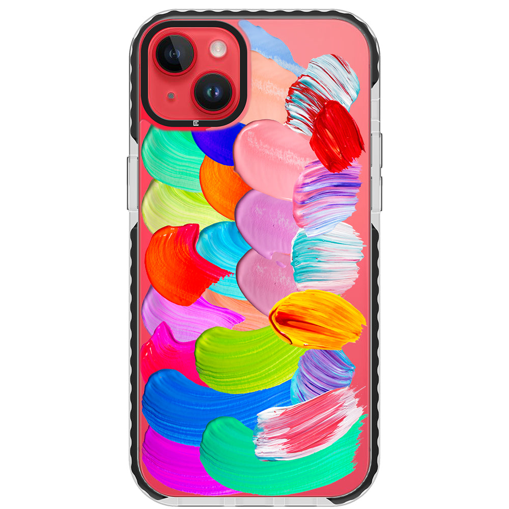 Paint Strokes Impact iPhone Case