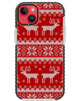 Ugly Sweater Red White Impact iPhone Case