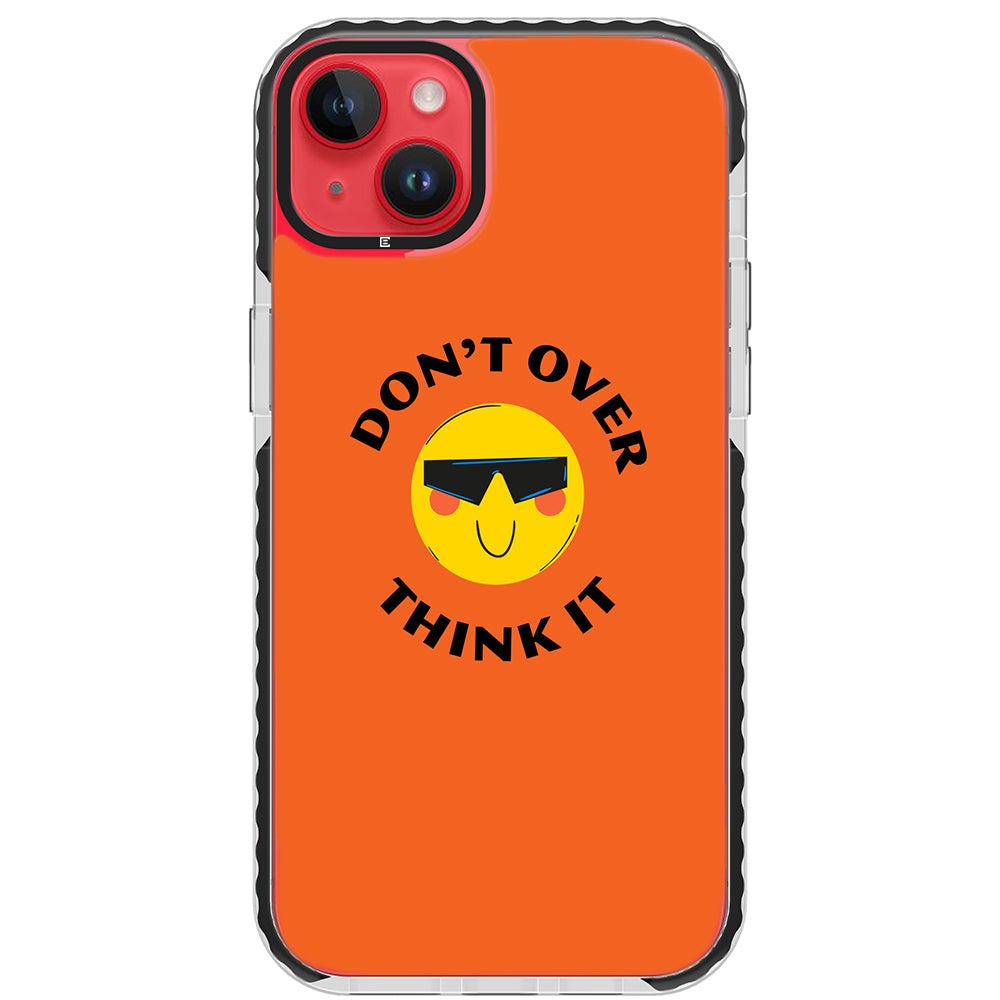 Don&#39;t Overthink Quote Impact iPhone Case