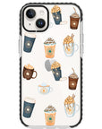 Pumpkin Spice Latte Collage iPhone Case