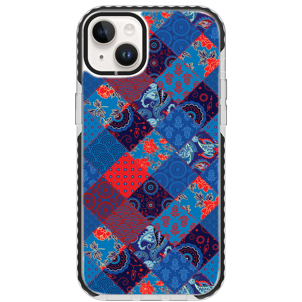 Paisley Patch Impact iPhone Case