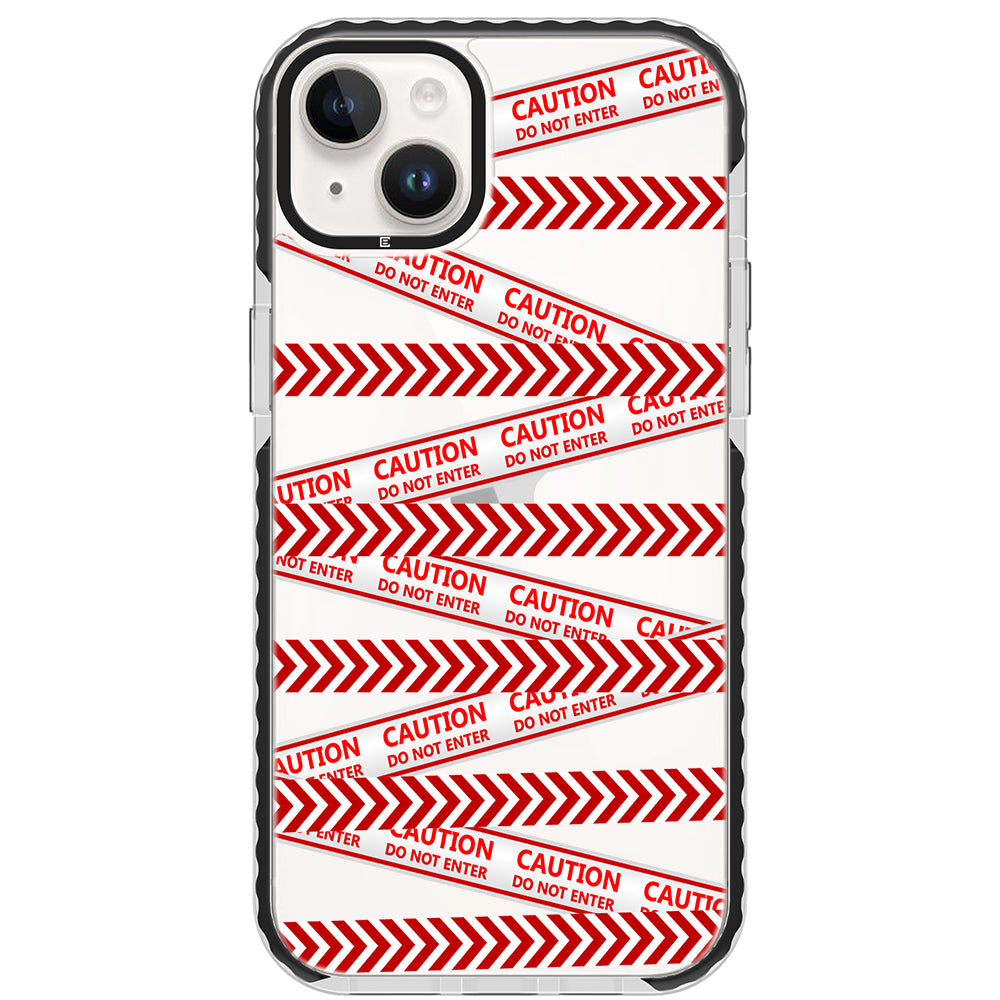 Caution Impact iPhone Case