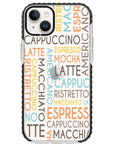 Coffee Names Impact iPhone Case