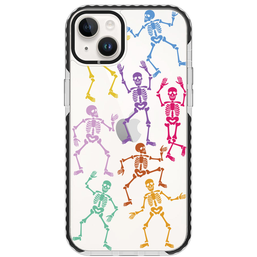 Dancing Skeleton Impact iPhone Case