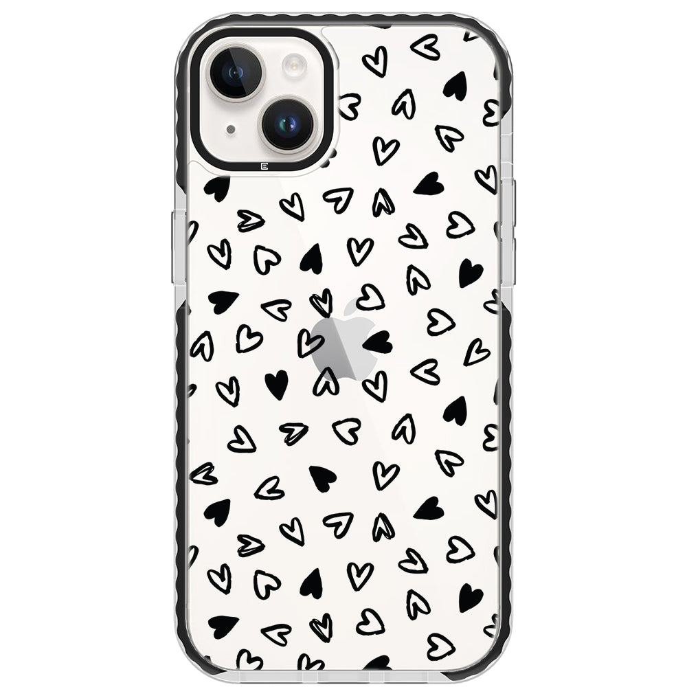 Little Hearts Impact iPhone Case