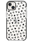 Little Hearts Impact iPhone Case