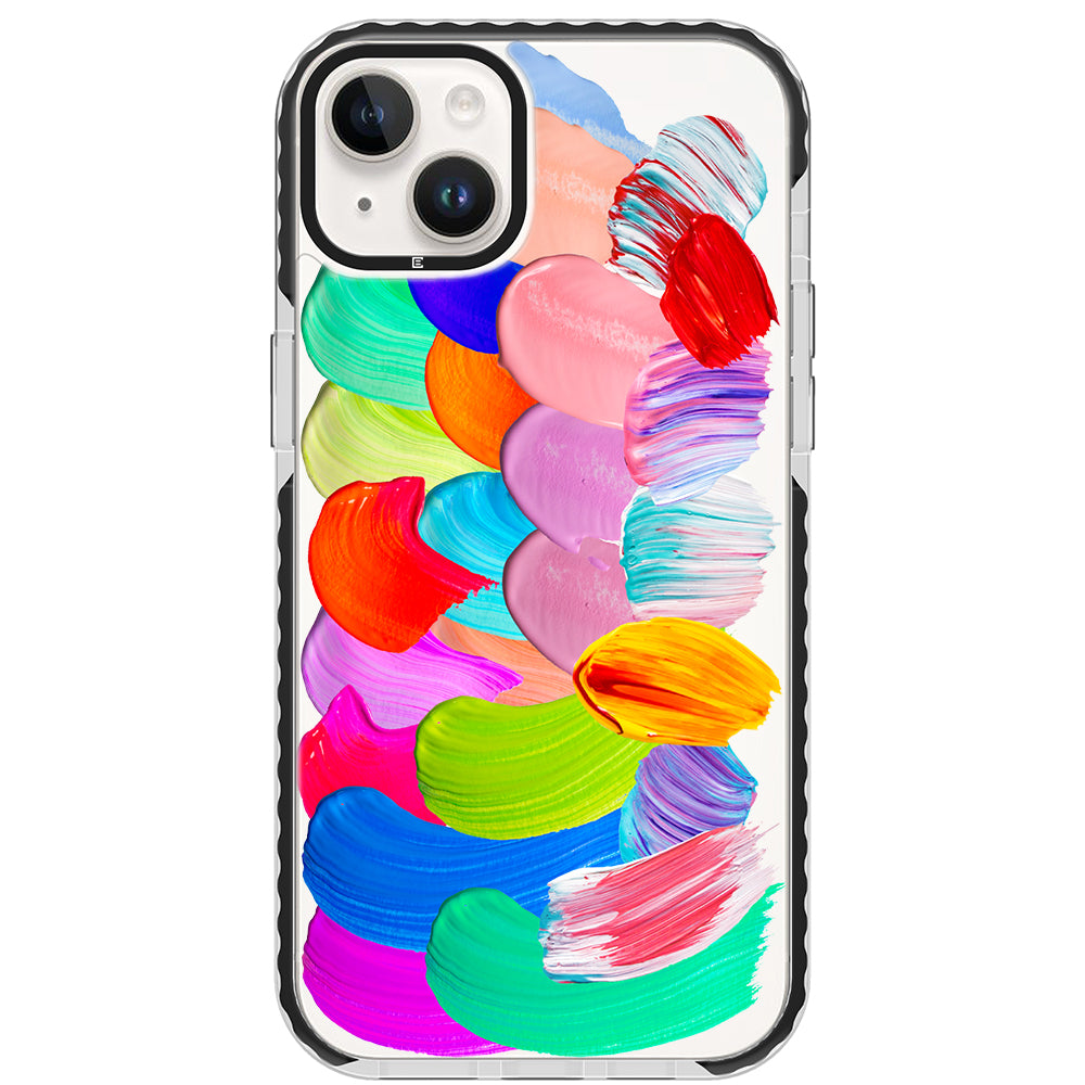 Paint Strokes Impact iPhone Case