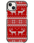 Ugly Sweater Red White Impact iPhone Case