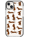 Baby Dachshund Collage Impact iPhone Case