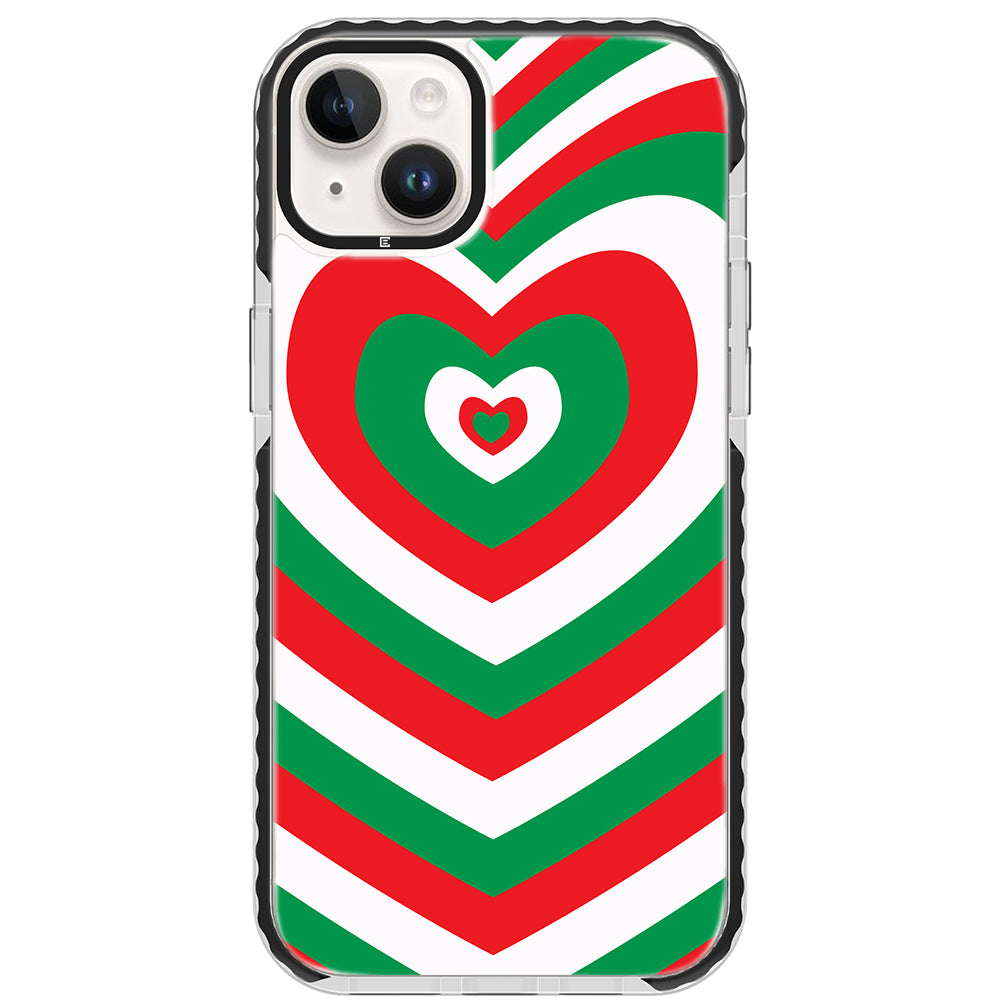 Candy Cane Impact iPhone Case