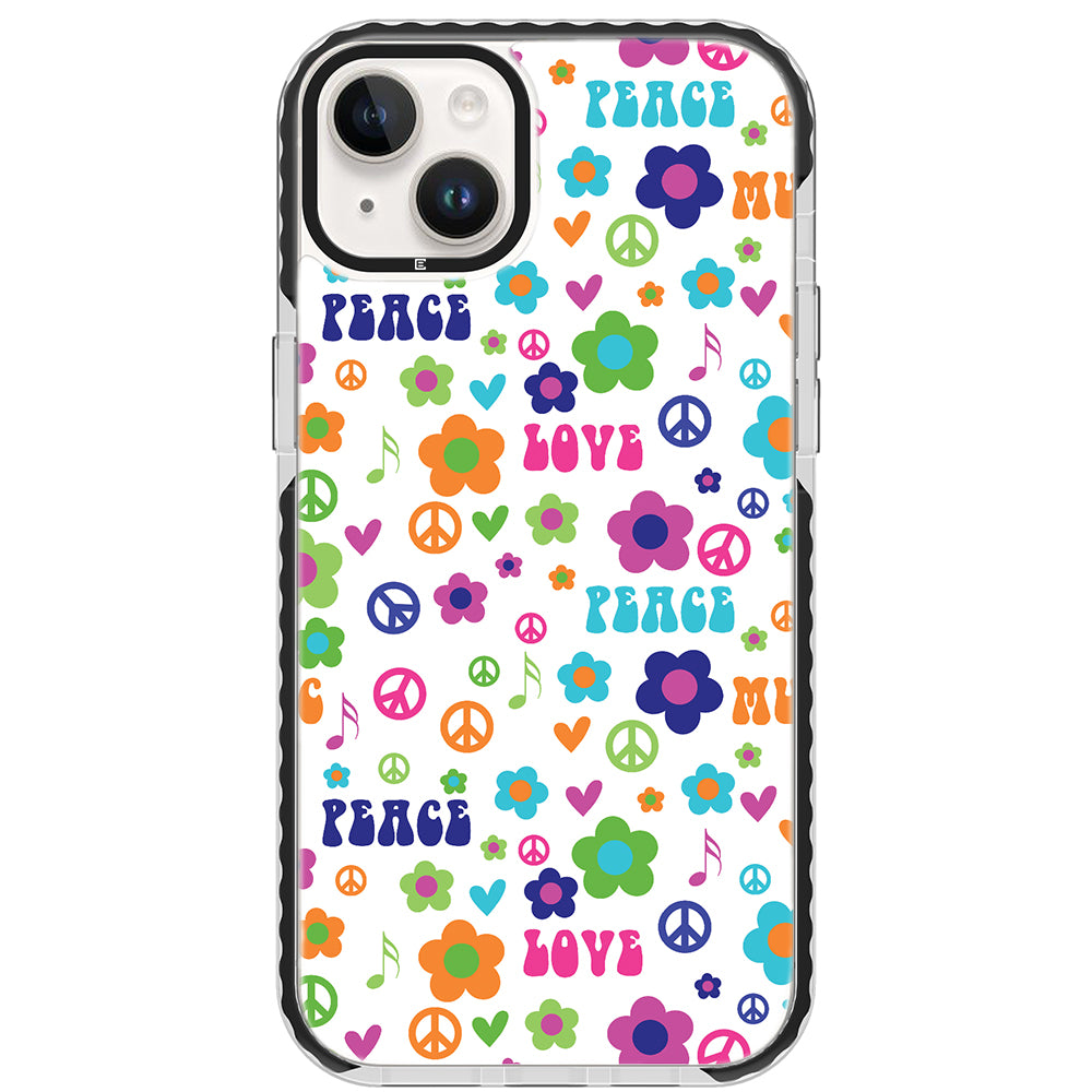 Love and Peace Impact iPhone Case