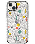 Minimal Scandinavian Flowers Impact iPhone Case